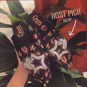 NWOT Sam Edelman Beetle and Star Slides
